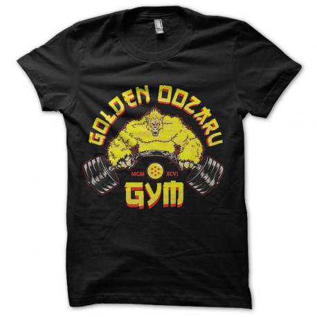 tee shirt golden oozaru gym dragon ball