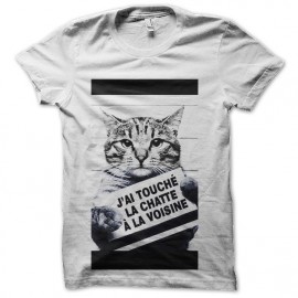 tee shirt la chatte a la voisine