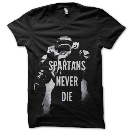 tee shirt spartans never die halo