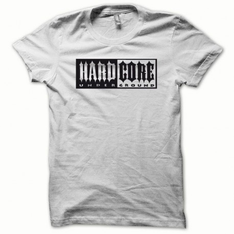 Tee shirt Hard Core Noir/Blanc