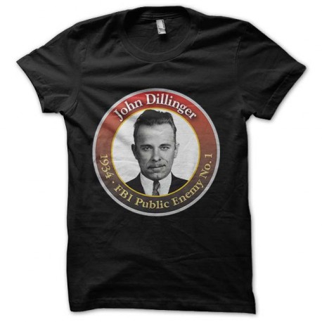 tee shirt john dillinger fbi enemy public