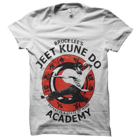 tee shirt bruce lee academie kung fu