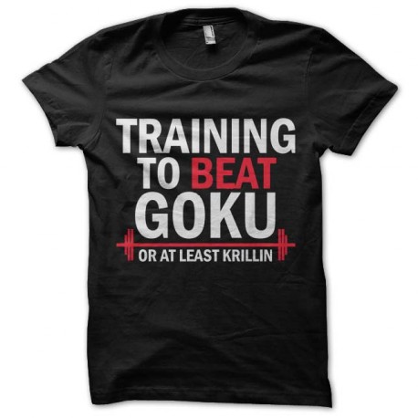 tee shirt training to beat goku dragon ball
