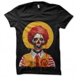 tee shirt Ronald McDonald horreur gore zombi