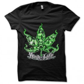 tee shirt ganja high light marijuana