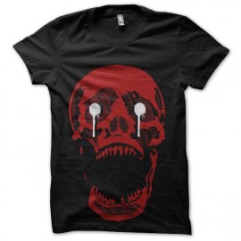 tee shirt red skull horror show