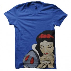 tee shirt blanche neige drogue