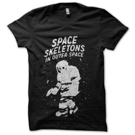 tee shirt space squelette