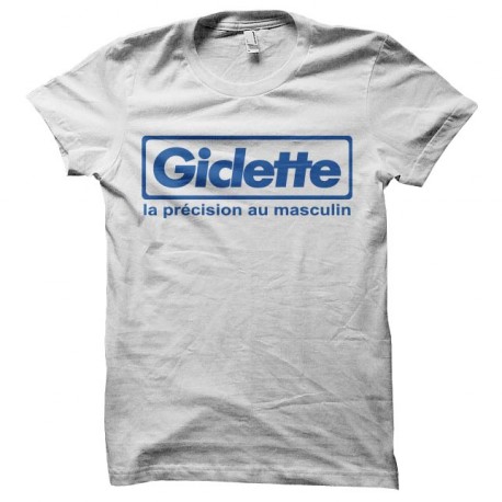 tee shirt giclette parodie gilette