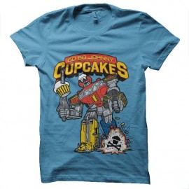 tee shirt cupcake robot