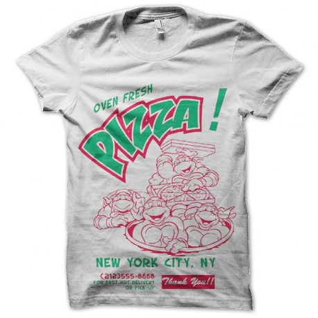 tee shirt TMNT pizza new york