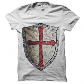 tee shirt chevalier templier bouclier