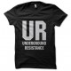 tee shirt underground resistance noir