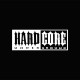 Tee shirt Hard Core Blanc/noir