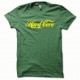 Tee shirt Hard Core Jaune/Vert Bouteille