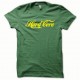 Hard Core Tee Shirt Yellow / Green Bottle