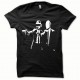 Tee shirt Daft Punk blanc/noir