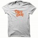 Tee shirt Disco Sucks orange/blanc
