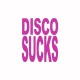 Disco Sucks t-shirt pink / white