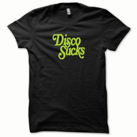 Disco Sucks t-shirt green / black