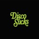 Disco Sucks t-shirt green / black