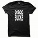 Tee shirt Disco Sucks blanc/noir