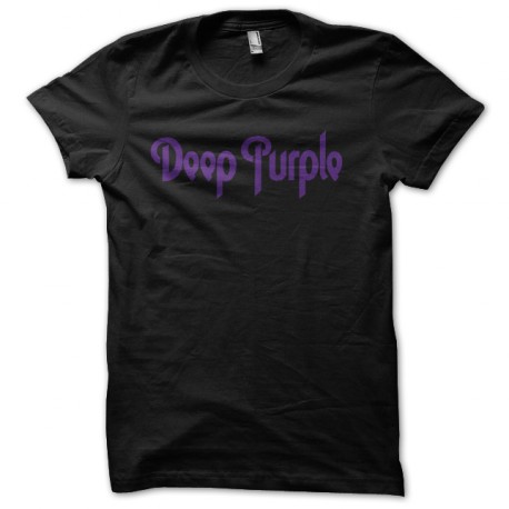 deep purple t-shirt black