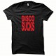 Disco Sucks t-shirt red / black