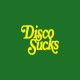 Tee shirt Disco Sucks jaune/vert bouteille