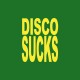 Tee shirt Disco Sucks jaune/vert bouteille