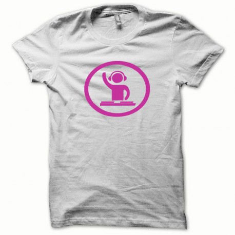 Dj at work shirt pink / white