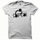 Camisa de DJ en negro trabajo / blanco