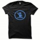 Tee shirt Dj at work bleu/noir