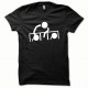 Tee shirt Dj at work blanc/noir