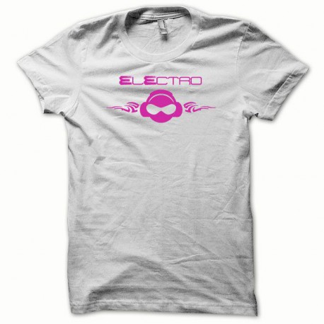 Shirt Electro pink / white