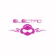 Tee shirt Electro rose/blanc