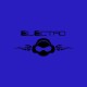 Tee shirt Electro noir/bleu royal