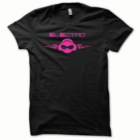 Shirt Electro pink / black