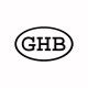 GHB shirt black / white