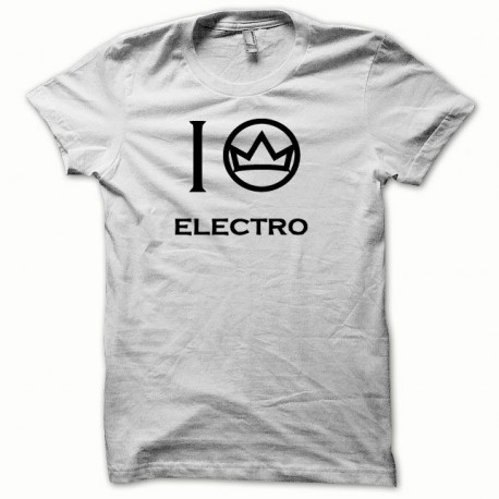 Electro camisa de color negro / blanco