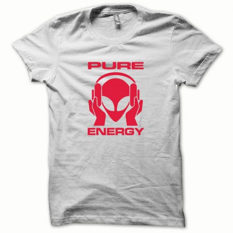 Energía pura camiseta blanca / roja