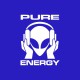 Pure Energy t-shirt white / royal