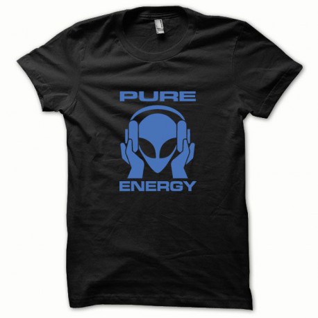 Energía pura camiseta azul / negro