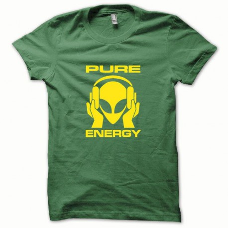 Tee shirt Pure Energy jaune/vert bouteille