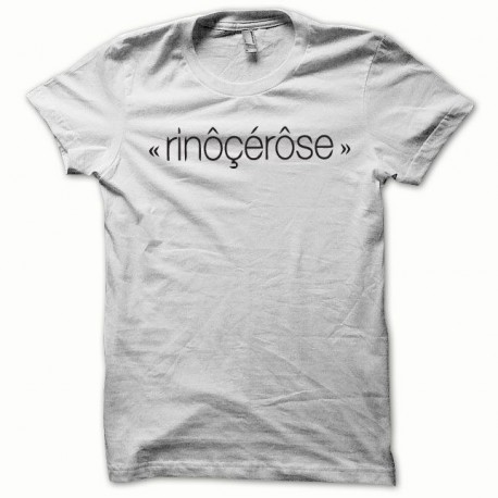 Tee shirt Rinoçerose noir/blanc