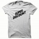 Tee shirt Super Discount blanc/noir