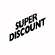 Tee shirt Super Discount blanc/noir