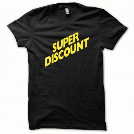 Tee shirt Super Discount jaune/noir