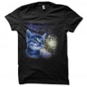 tee shirt cat in space