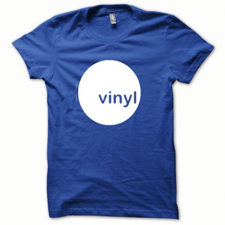 Shirt Vinyl white / royal